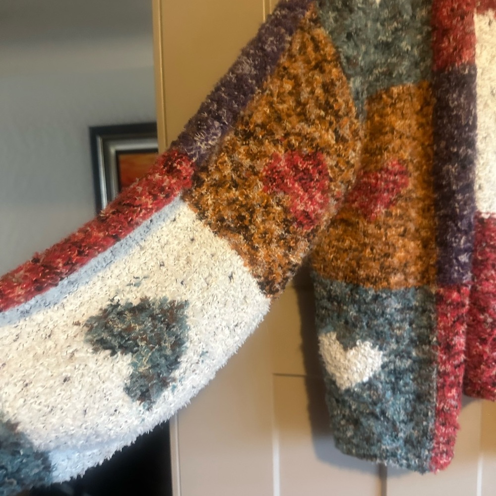 POL Multicolor Patchwork Cardigan - Picture 2 of 5